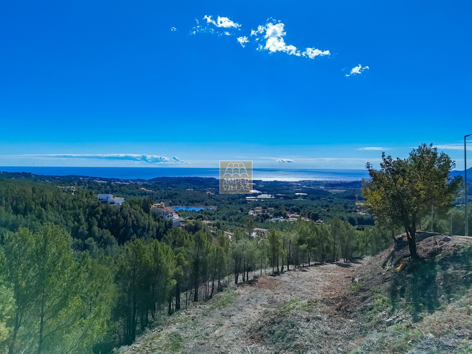 Byggetomt i et boligområde i Altea la Vella.