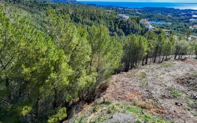 Byggetomt i et boligområde i Altea la Vella.