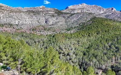 Byggetomt i et boligområde i Altea la Vella.