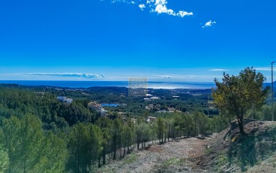 Byggetomt i et boligområde i Altea la Vella.