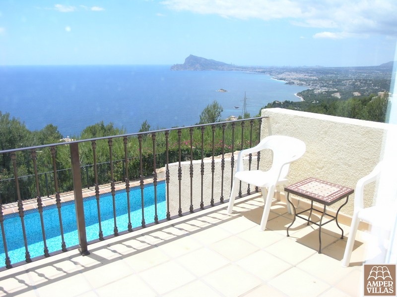 Utleie villa med sjøutsikt i Altea Hills Costa Blanca (REF AH1)