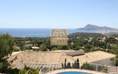 Ferie villa med sjøutsikt i Costa Blanca Altea (REF 176)