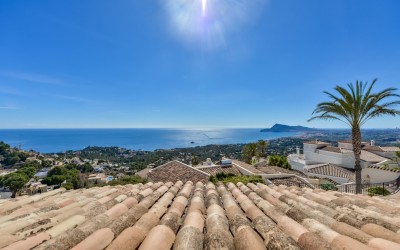 Villa til leie med spektakulær havutsikt i Altea