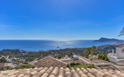 Villa til leie med spektakulær havutsikt i Altea