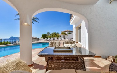 Villa til leie med spektakulær havutsikt i Altea