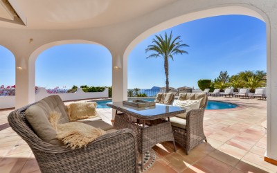 Villa til leie med spektakulær havutsikt i Altea