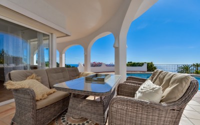 Villa til leie med spektakulær havutsikt i Altea