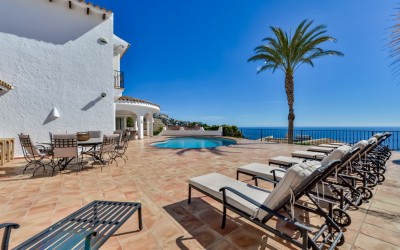 Villa til leie med spektakulær havutsikt i Altea