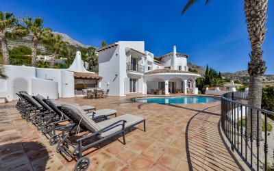 Villa til leie med spektakulær havutsikt i Altea
