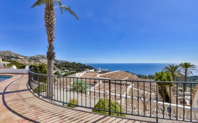 Villa til leie med spektakulær havutsikt i Altea