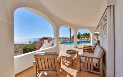 Villa til leie med spektakulær havutsikt i Altea